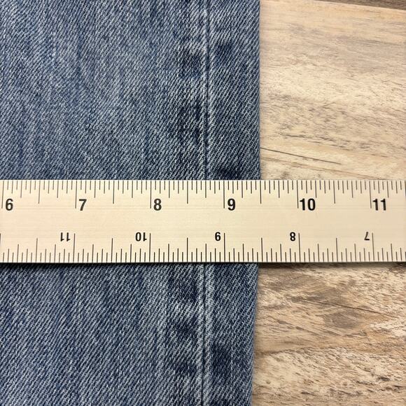 Levi's 501XX Red Tab  Blue Mens 34x31 Straight Leg Button Fly Mid Wash‎ Jeans - Picture 10 of 12